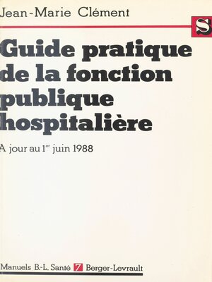 cover image of Guide pratique de la fonction publique hospitalière